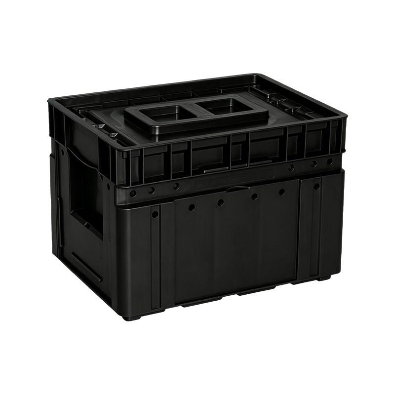 ESD-C-KLT 4328 Heavy-Duty Palletized KLT Crate for Warehousing ESD-C-KLT 4328 Heavy-Duty Palletized KLT Crate for Warehousing
